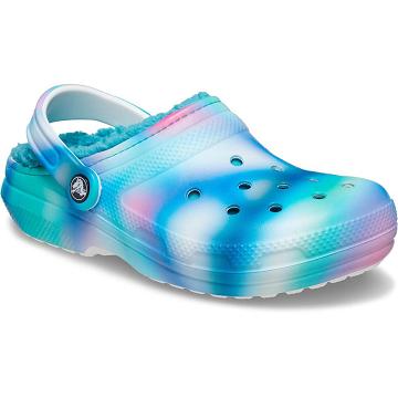 Crocs Classic Bélelt Solarized Klumpa Női Türkiz | HU 0139OKIR